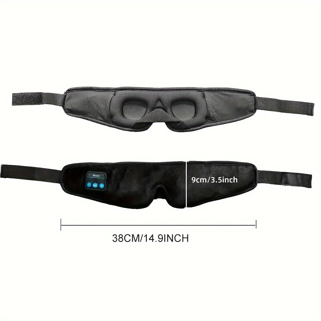 Peace Nap Premium 3D Eye Mask with Wireless Audio – Perfect for Travel & Nighttime Relaxation
