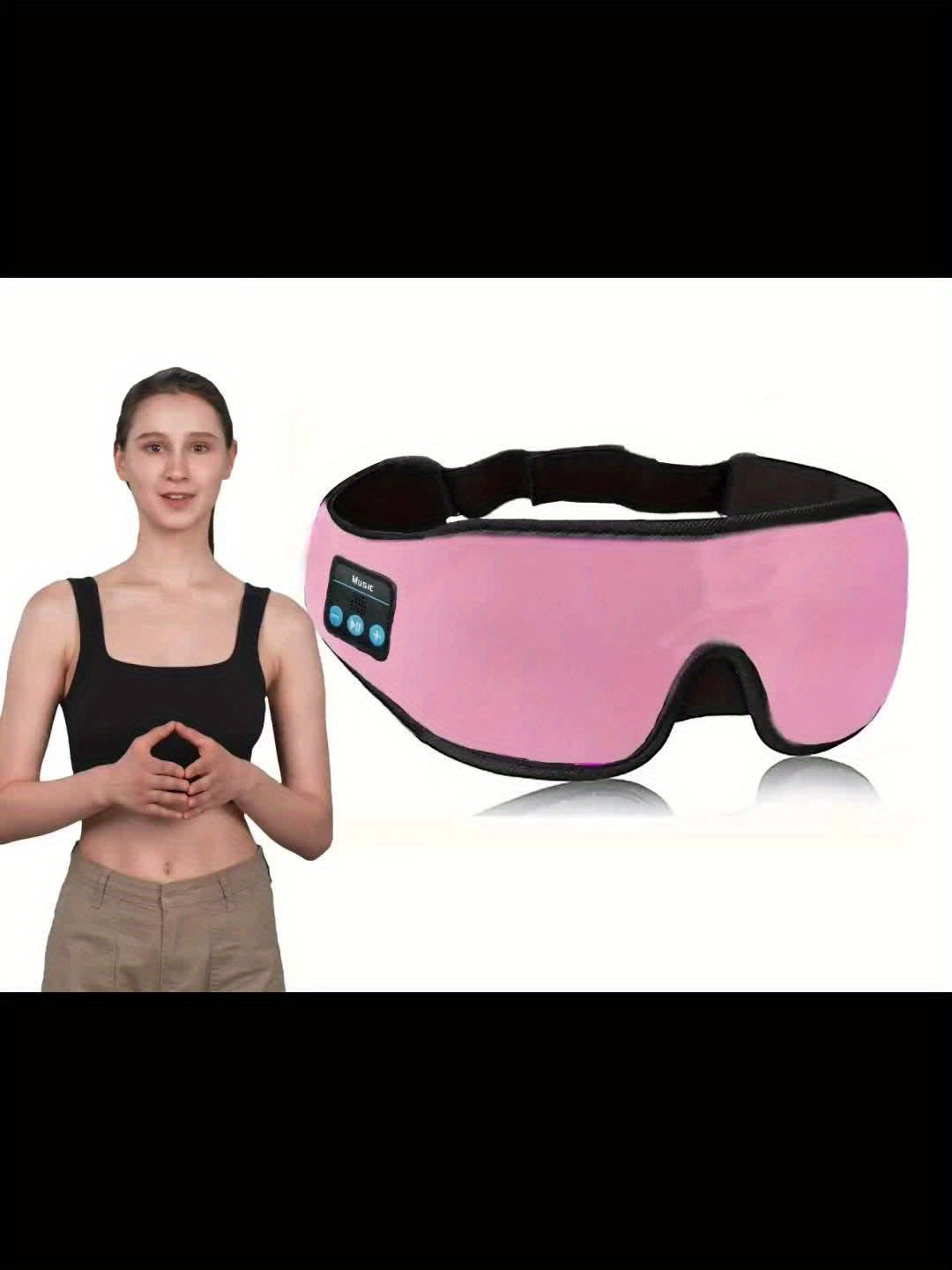 Peace Nap Premium 3D Eye Mask with Wireless Audio – Perfect for Travel & Nighttime Relaxation